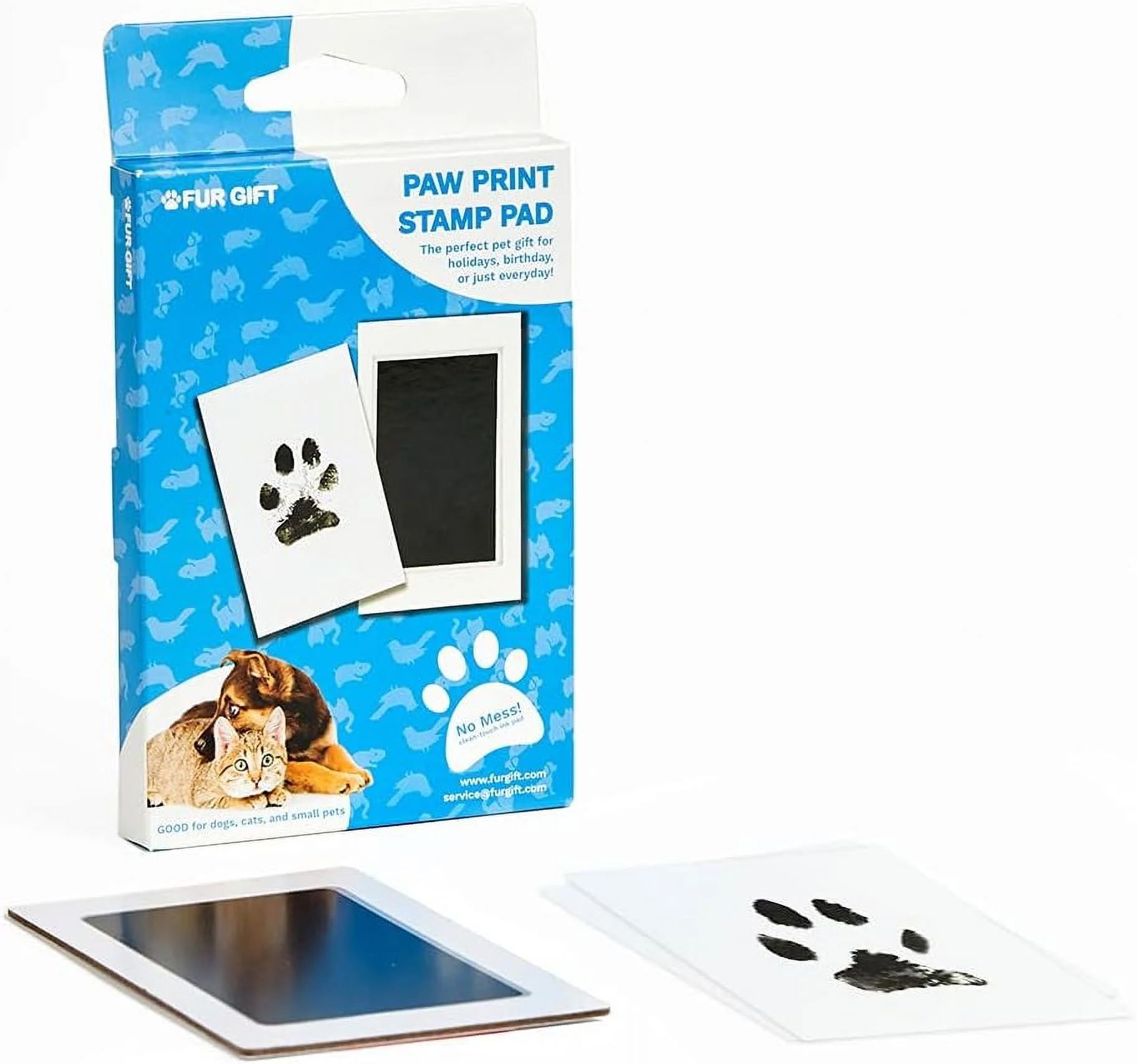 Paw Print Stamp Pad, Pet Paw Print Kit, No-Mess Ink Pad, Imprint Cards, Pet Memorial Keepsake, Do... | Walmart (US)