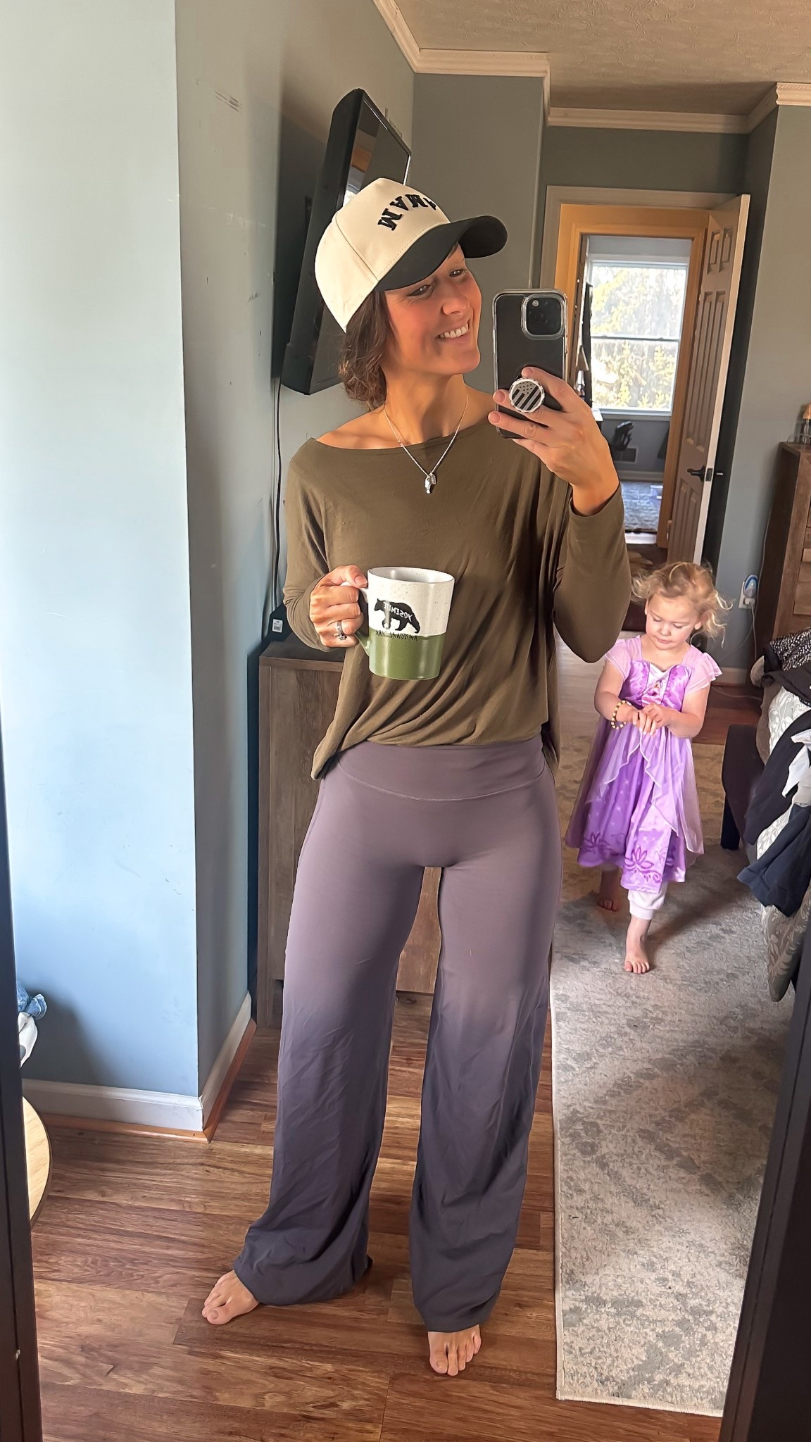 A comfy fit for today for a day packed with cleaning and catching up on work 