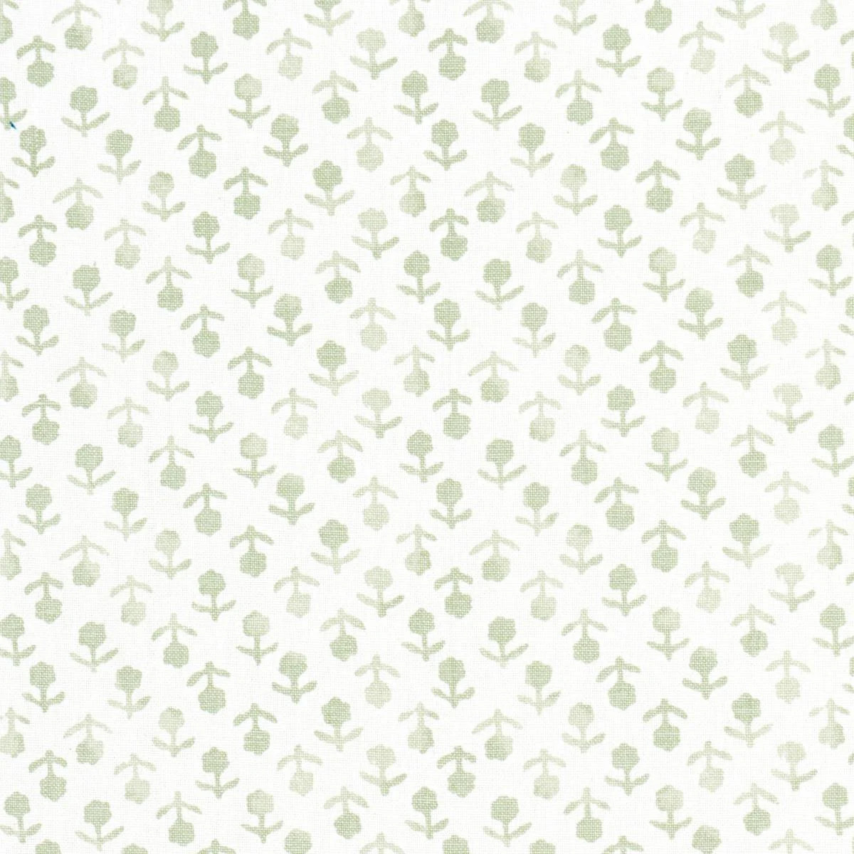 Schumacher Beatriz Handprint Sage Fabric | DecoratorsBest