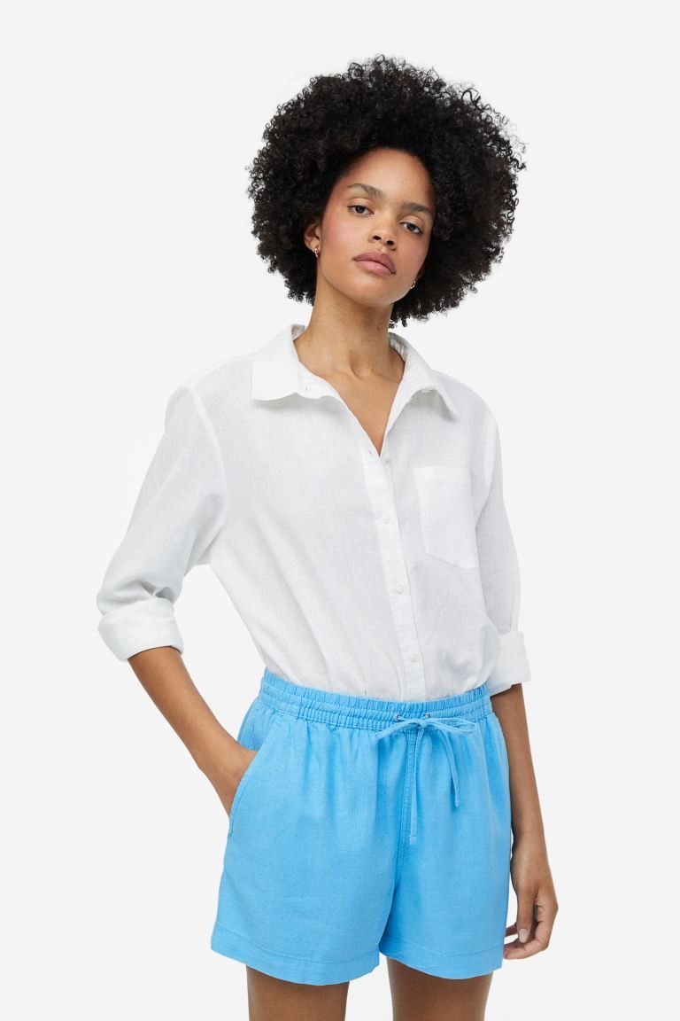 Linen-blend Shorts | H&M (US)