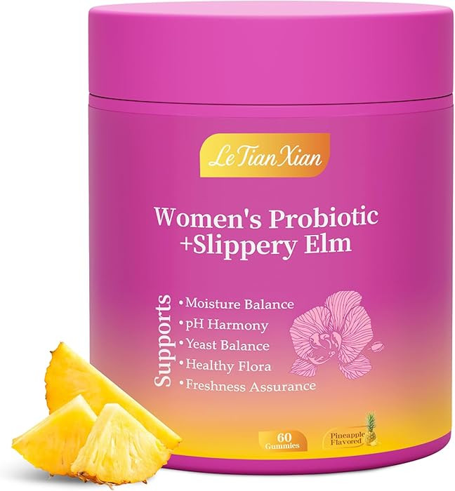 Her Juicy Feminine Probiotics Gummies for Women with Slippery Elm, Prebiotics & Lactobacillus - f... | Amazon (US)
