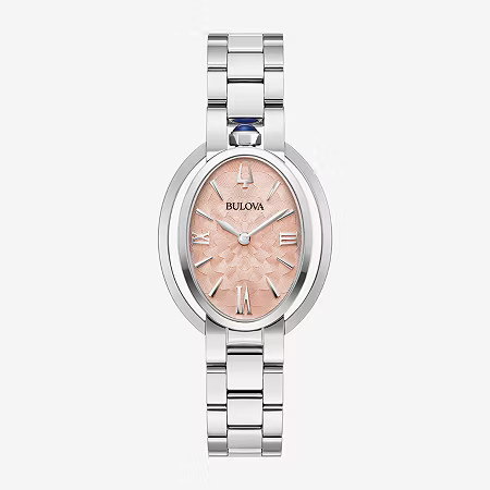 Bulova Womens Silver Tone Stainless Steel Bracelet Watch 96l331, One Size | JCPenney