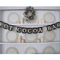 HOT COCOA BAR Banner, Hot Chocolate Bar, Hot Cocoa Sign, Hot Chocolate, Winter Wedding, Rustic Wedding, Hot Chocolate Bar Sign | Etsy (US)
