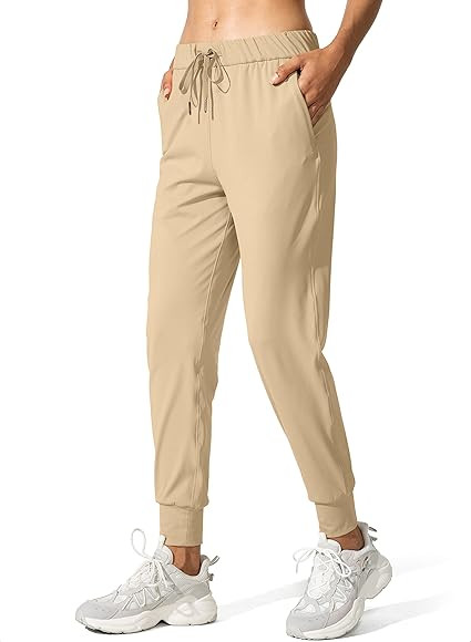 SANTINY Women's Joggers Pants Pockets Drawstring Running Sweatpants for Women Lounge Workout Jogg... | Amazon (US)