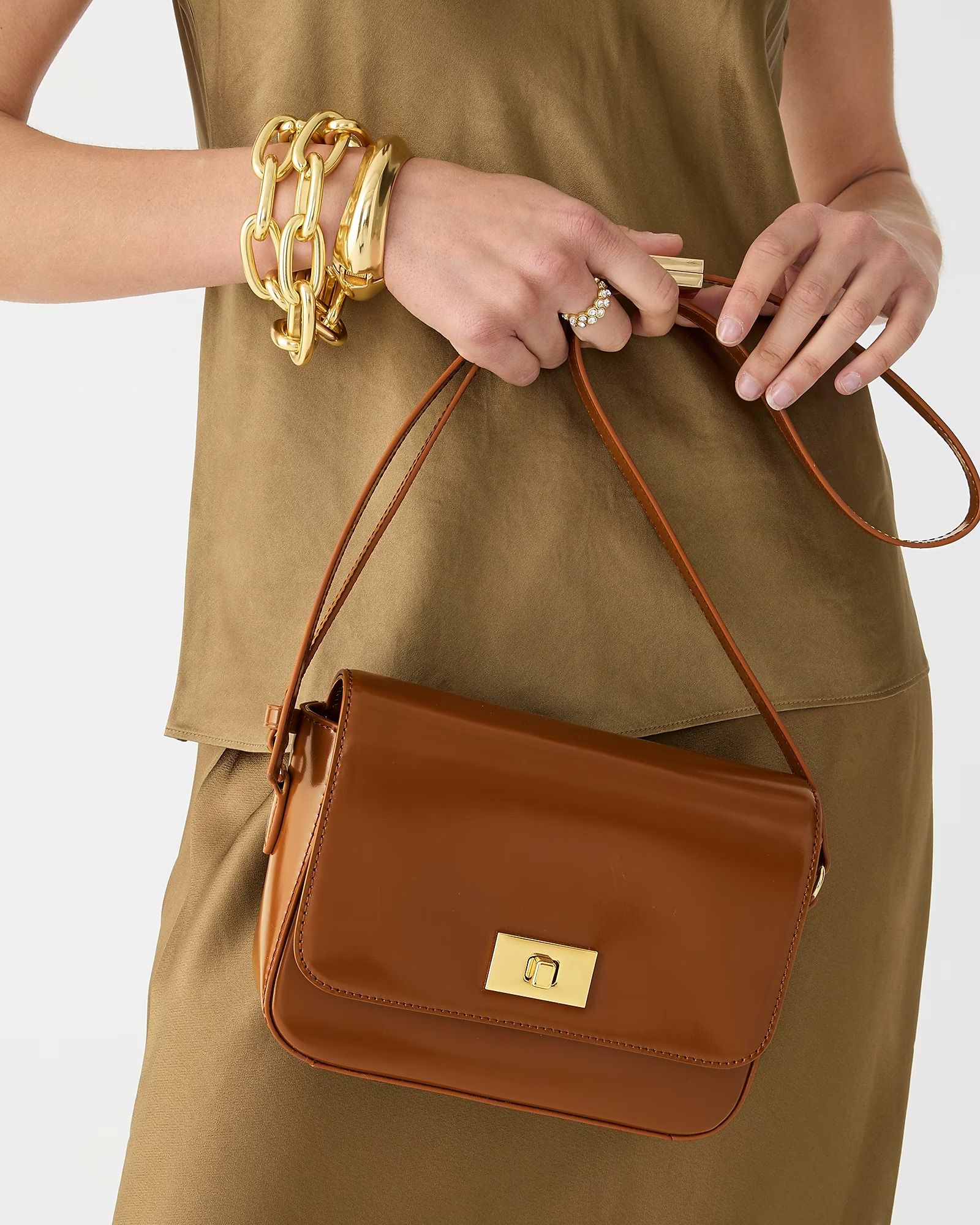 Edie crossbody bag in Italian leather | J.Crew US