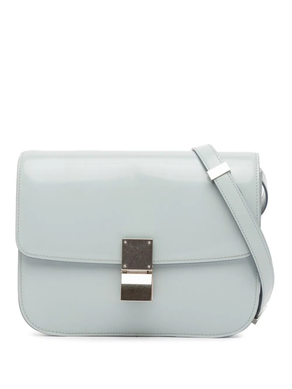 Celine Pre-Owned 2016 Medium Classic Box crossbody bag - Blue | Farfetch Global