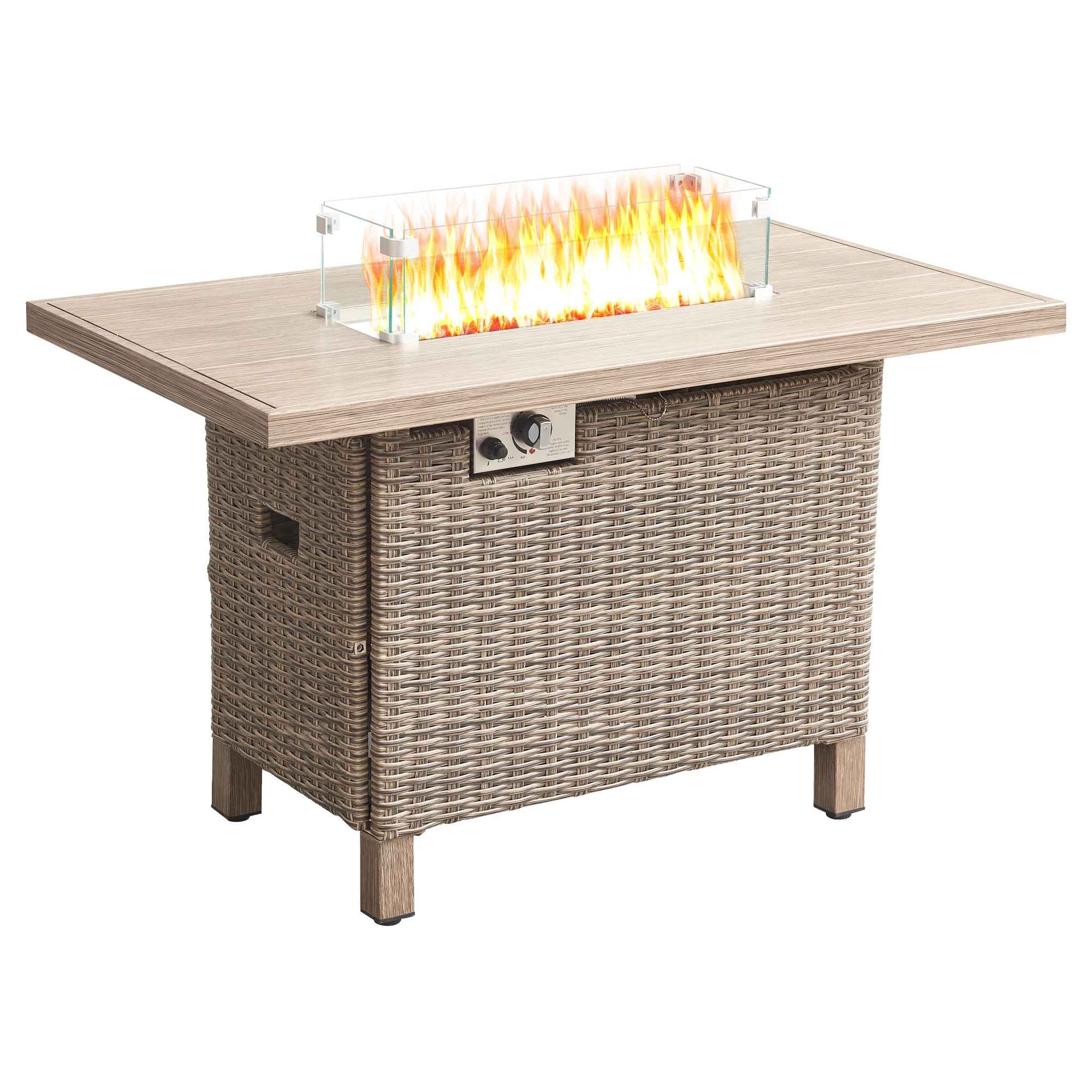 45" Propane Gas Fire Pit Table | Wayfair North America