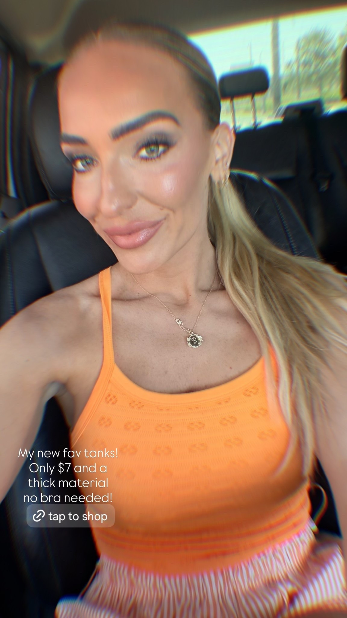 My new fav tanks!
Only $7 and a 
thick material 
no bra needed!