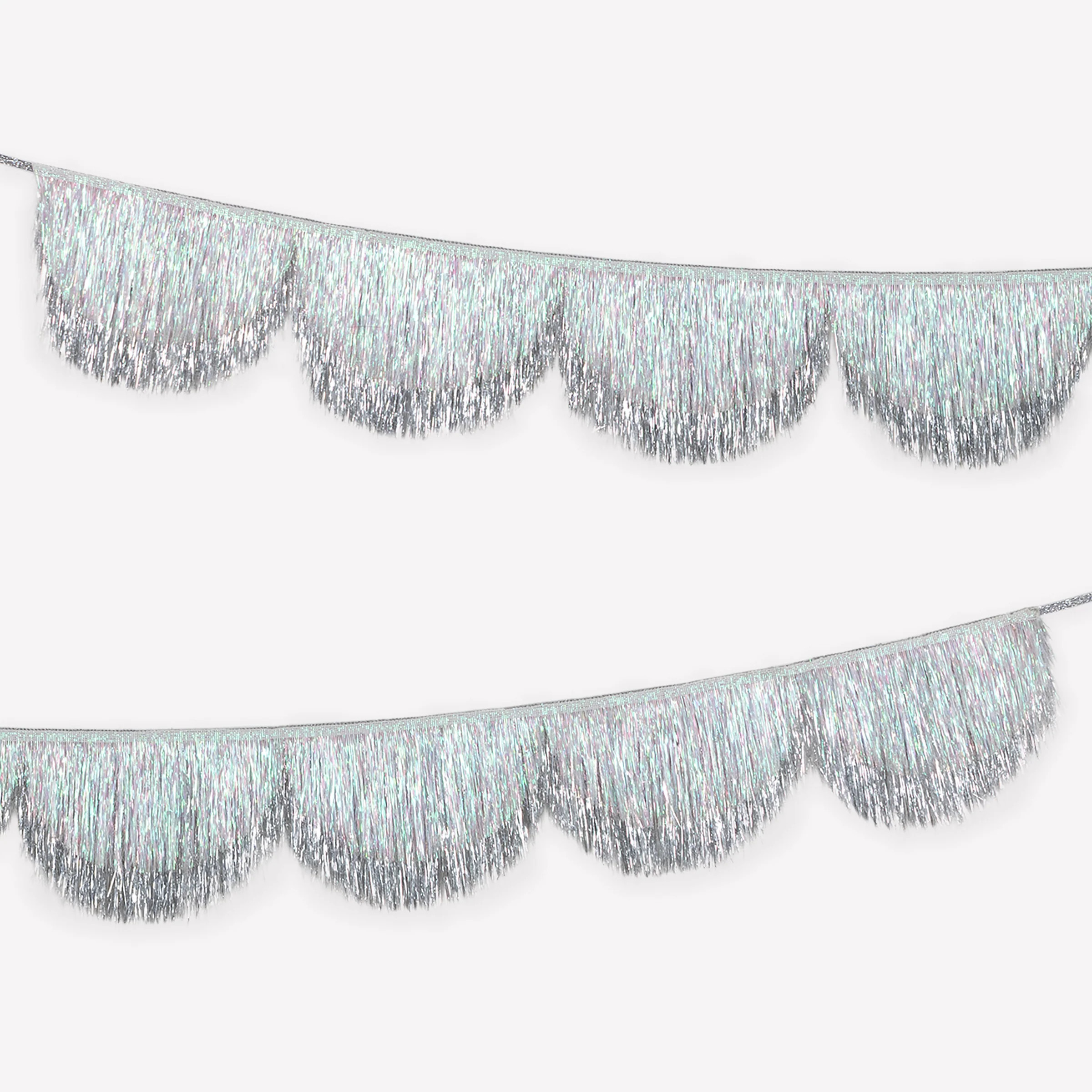 Silver Tinsel Garland | Meri Meri