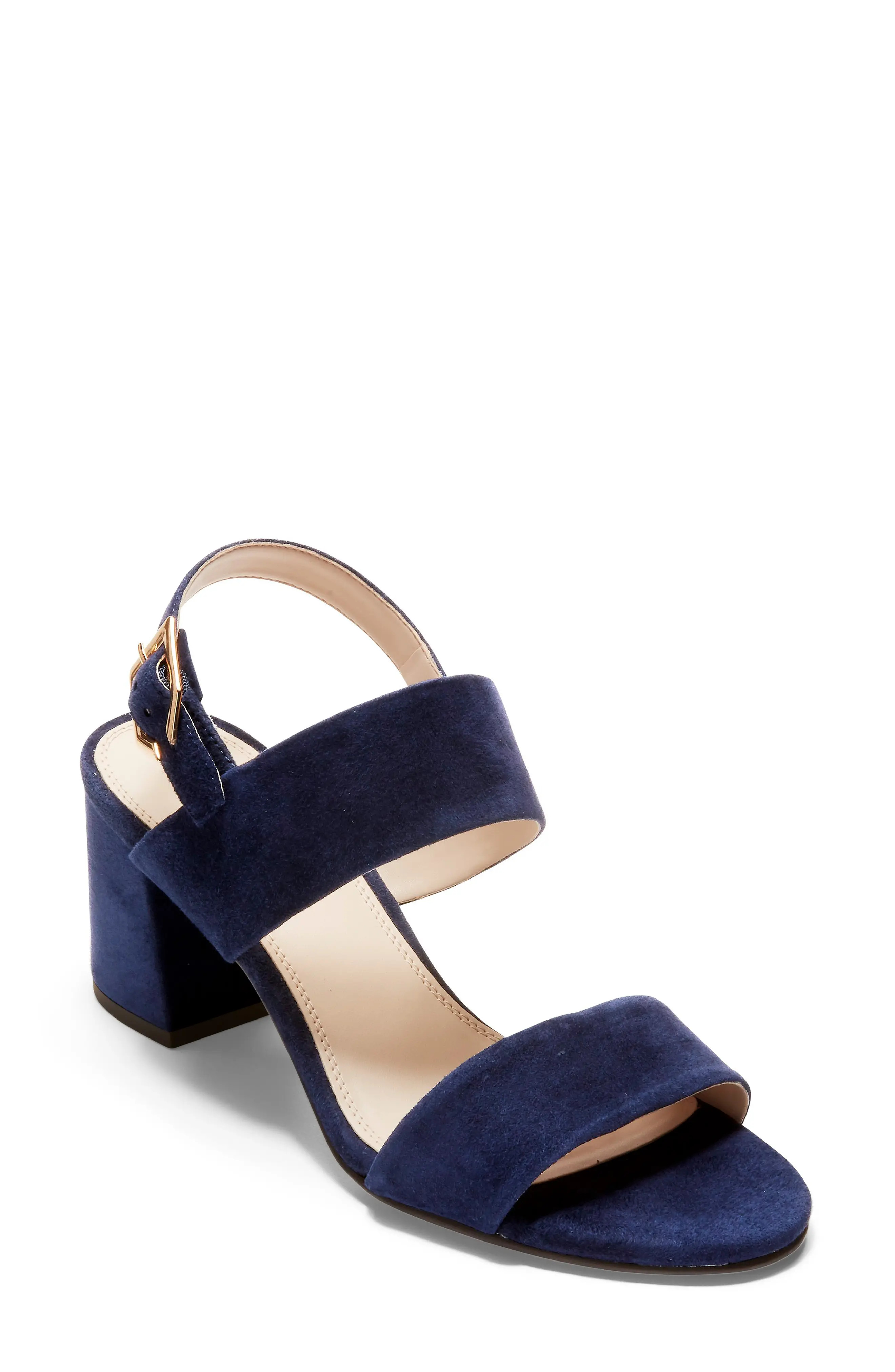 Women's Cole Haan Avani Block Heel Sandal, Size 10.5 B - Blue | Nordstrom
