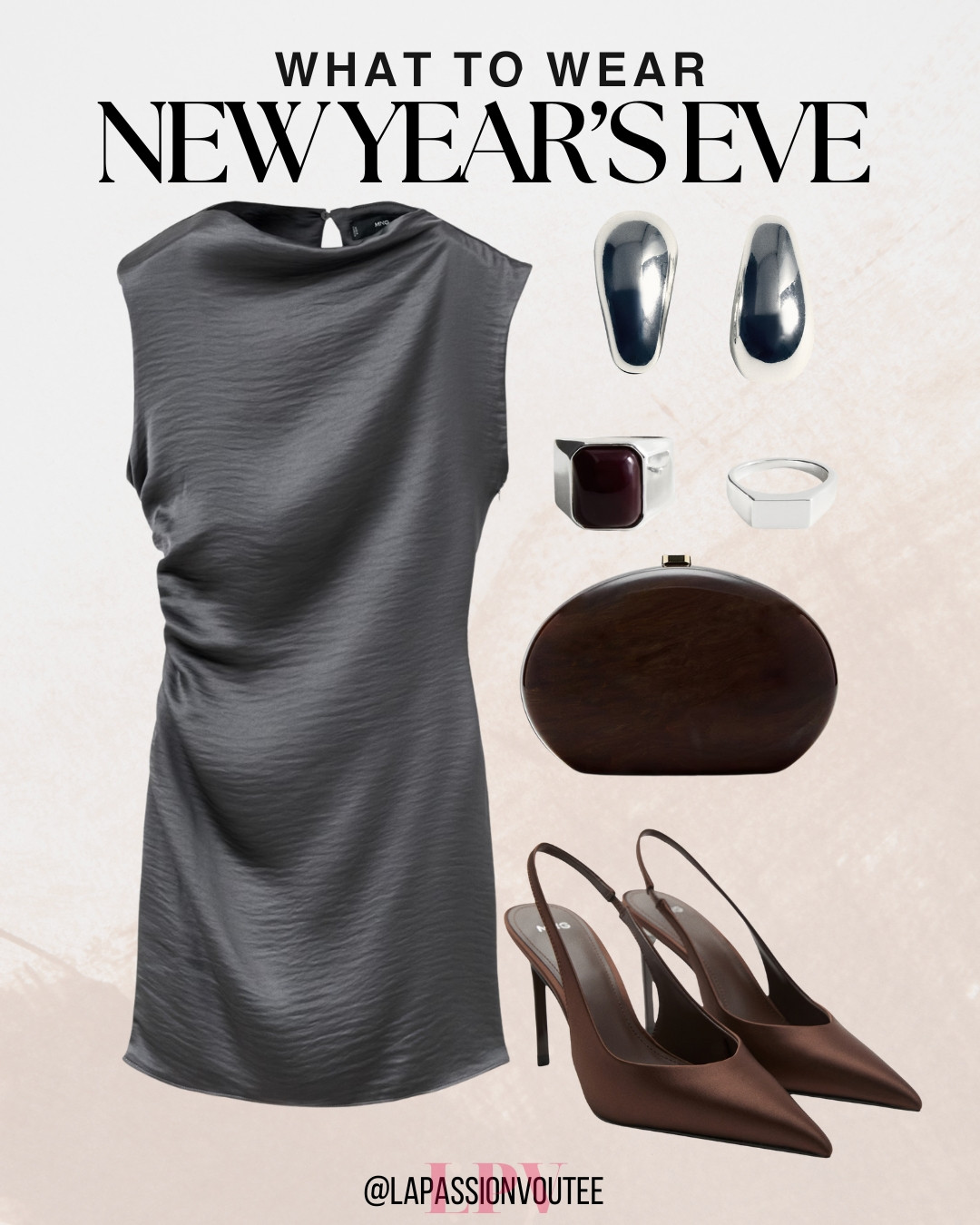 Sharing a New Year’s Eve outfit idea from MANGO that’s classy, modern, and celebration-ready. ✨🎇 A mix of refined details and sleek silhouettes makes it perfect for holiday parties or special dinners. Easy to wear, flattering, and just dressy enough to feel extra for the night. 🥂🤍 

 #LTKHoliday #LTKSeasonal #LTKFindsUnder100