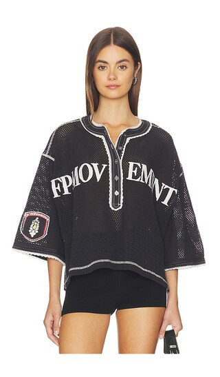 Free People x FP Movement Camp Out Tee in Black. - size XS | Revolve Clothing (Global)