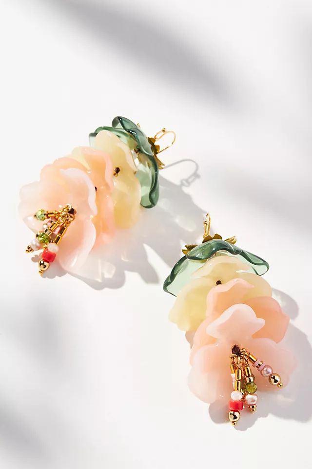 Scalloped Floral Earrings | Anthropologie (US)