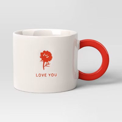 16oz Stoneware LOVE YOU  Mug - Room Essentials™ | Target