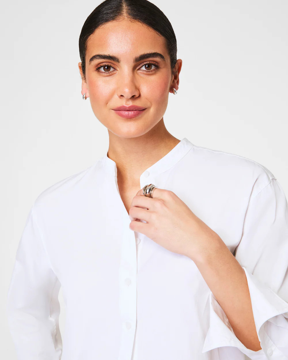 Poplin Button-Up Tunic | Spanx