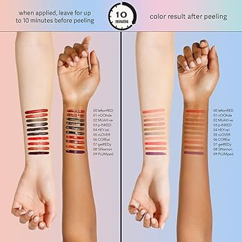 Sacheu Lip Liner Stay-N - Peel Off Lip Liner Tattoo, Peel Off Lip Stain, Long Lasting Lip Stain P... | Amazon (US)