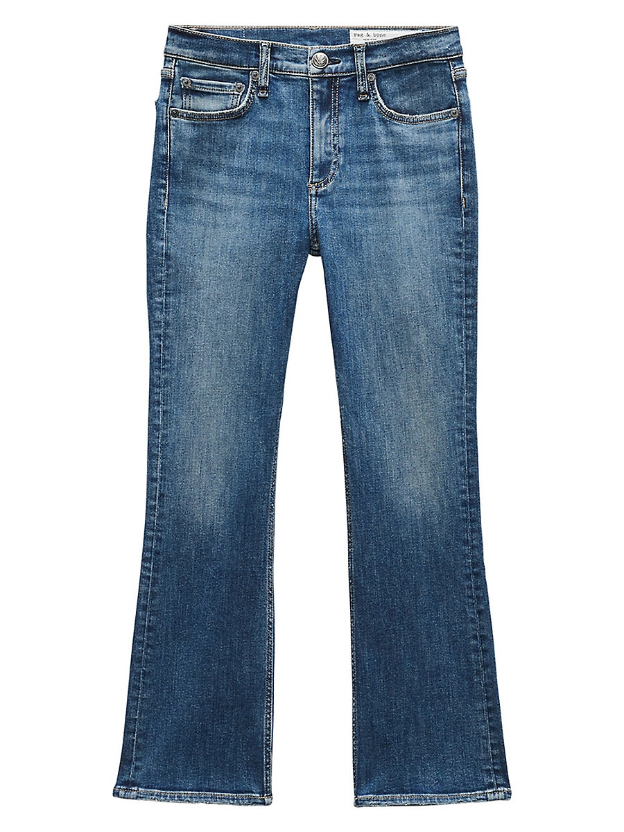 Women's Flexi Peyton High-Rise Ankle Bootcut Jeans - Willow - Size 32 | Saks Fifth Avenue