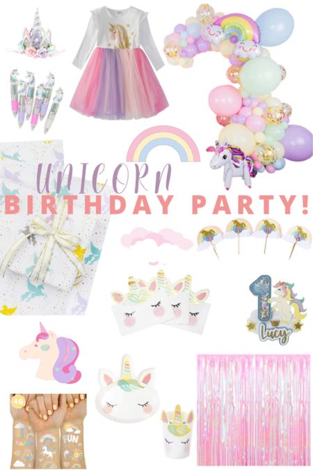 Everything you need for a magical unicorn party 🦄🌈 

#LTKkids #LTKfamily #LTKunder50