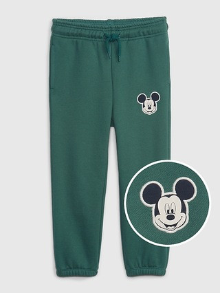 babyGap | Disney Organic Cotton Mickey Mouse Fleece Joggers | Gap (US)