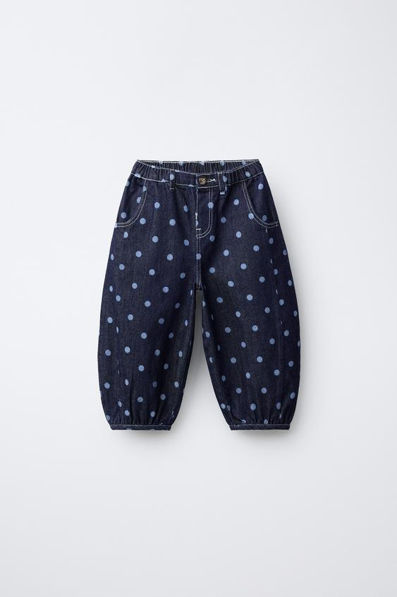 POLKA DOT BALLOON JEANS | Zara US
