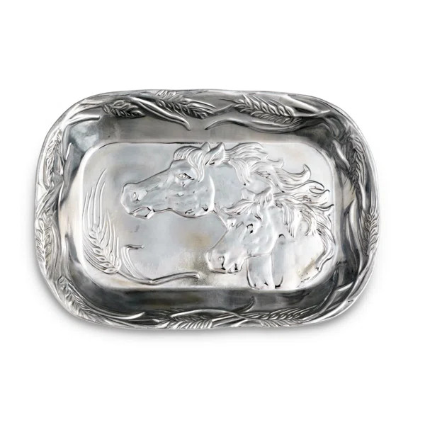 Equestrian Metal Decorative Tray | Perigold