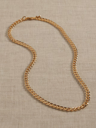 Ravena Delicate Curb Link Necklace by Aureus + Argent | Banana Republic (US)