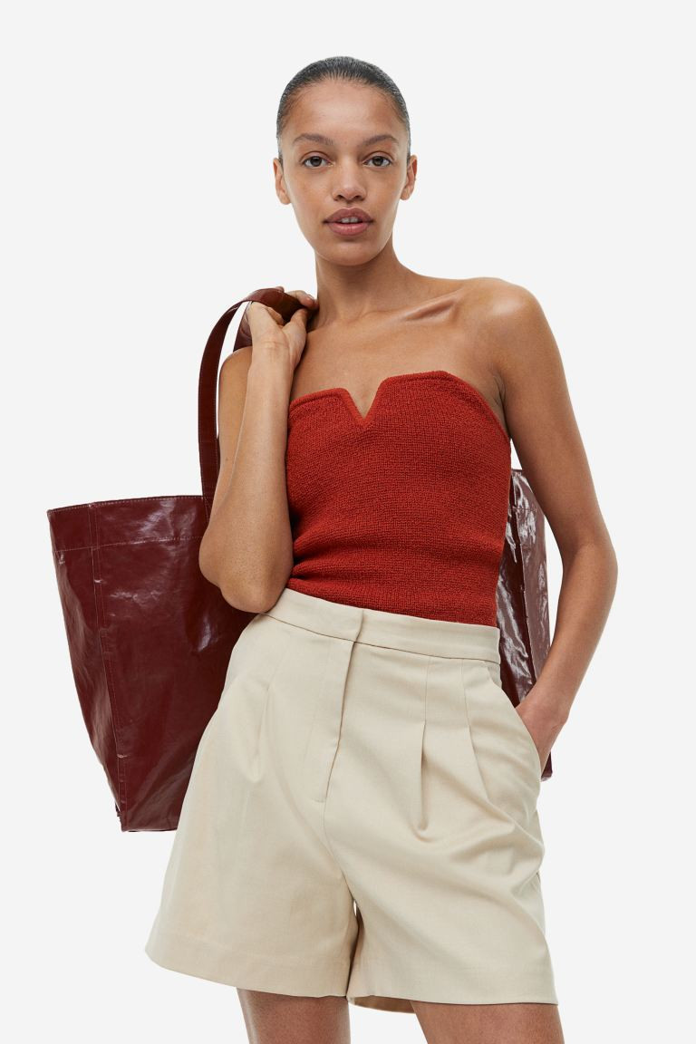 Textured-knit Tube Top | H&M (US, CA, MX)