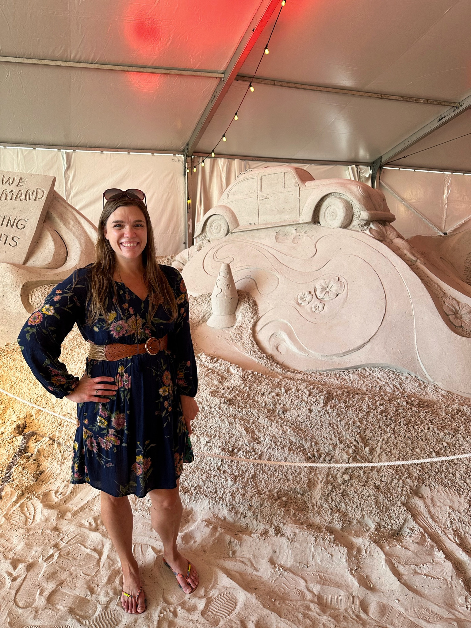 My favorite style tip for loose dresses - add a cute belt. I love this comfy long-sleeved dress and adding a belt boosts my confidence to in it. 

#LTKunder50 #LTKstyletip