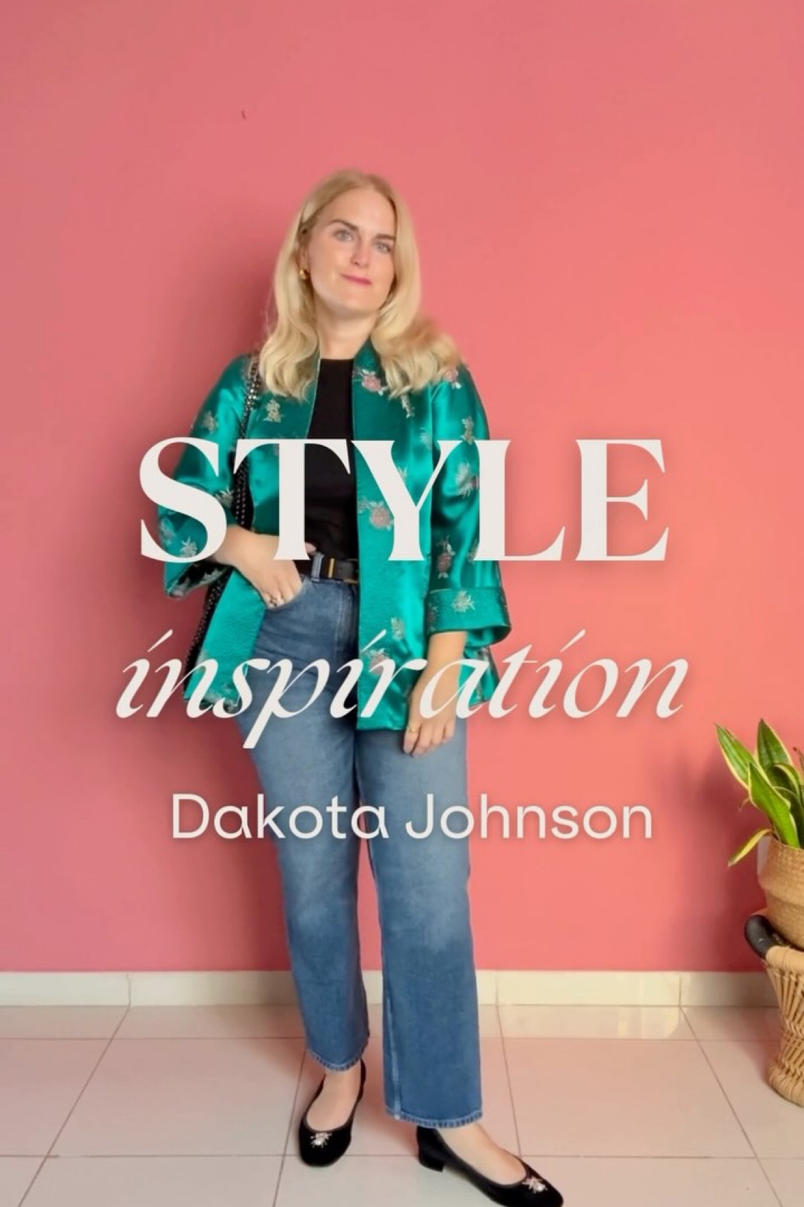 I think it’s so important to have stylish people you admire—it’s a great way to find inspiration when you’re feeling stuck on what to wear.
For me, I’ve been obsessed with Dakota Johnson’s effortless style for a while. Her mix of vintage, laid-back, and comfortable vibes really resonates with me.
So, the next time you’re unsure what to wear, turn to your style icons and find outfits you can recreate with your own twist!

#celebstyle #dakotajohnsonstyle #recreatingpinterestlooks #effortlessstyle #styleinspo #stylinghacks #personalstylist #gucci