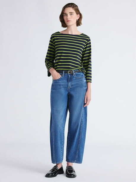 Free Assembly Women's and Women's Plus Barrel Ankle Jeans, 27" Inseam, Sizes 0-26 | Walmart (US)