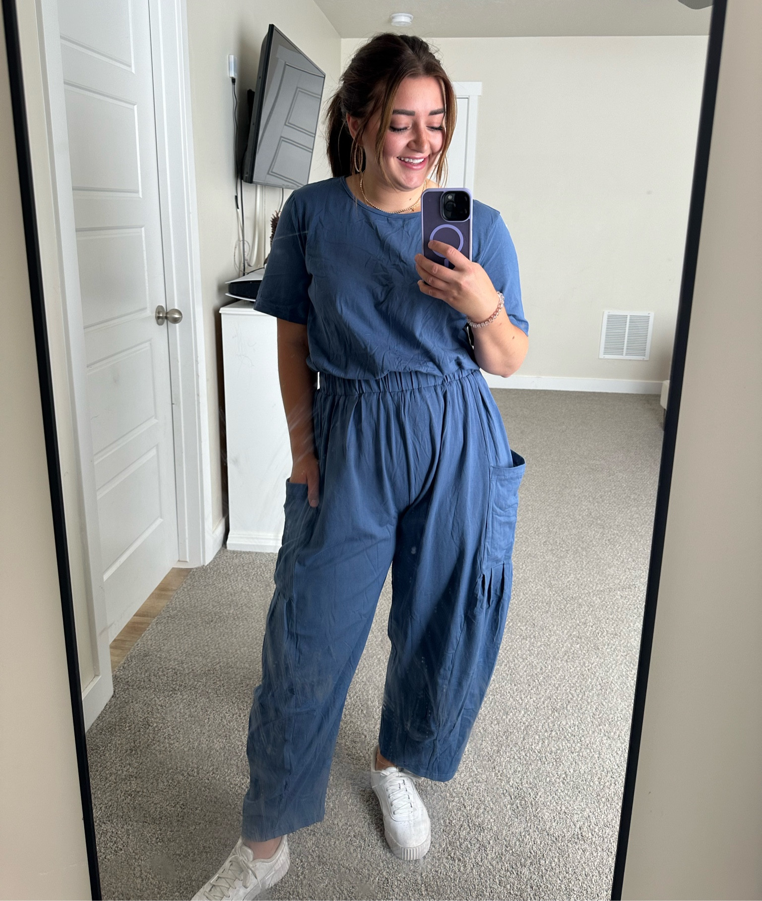 Love this jumper! I’m wearing a medium. Size down for sure. #amazonjumper #jumper 

#LTKBump #LTKFindsUnder50 #LTKStyleTip