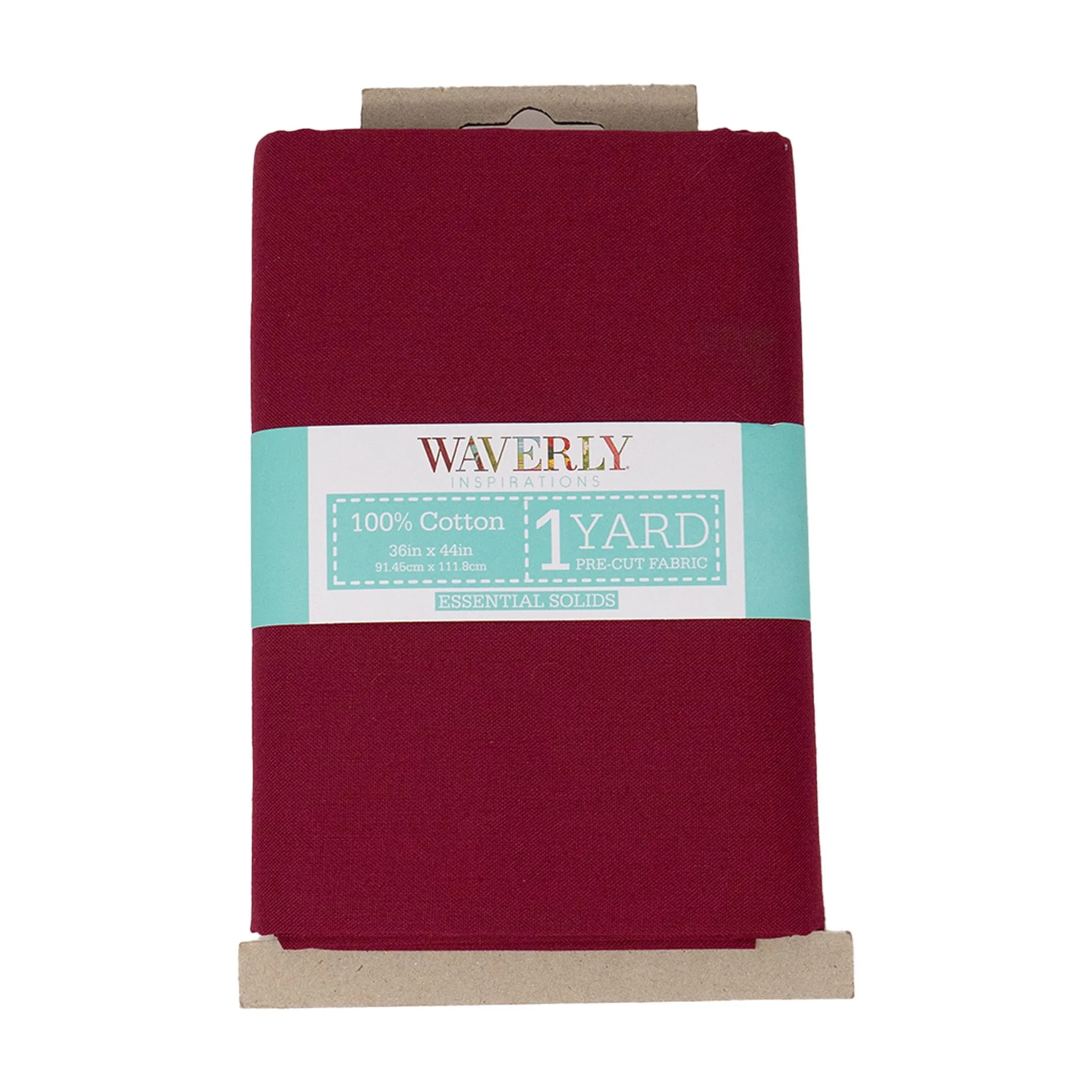 Waverly Inspirations 1 Yard Cut 100% Cotton Solids Fabric, Cranberry, 44" Wide for Quilting & Sew... | Walmart (US)