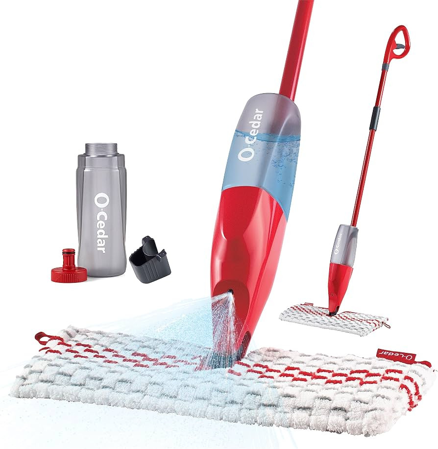O-Cedar ProMist MAX Microfiber Spray Mop, Red | Amazon (US)