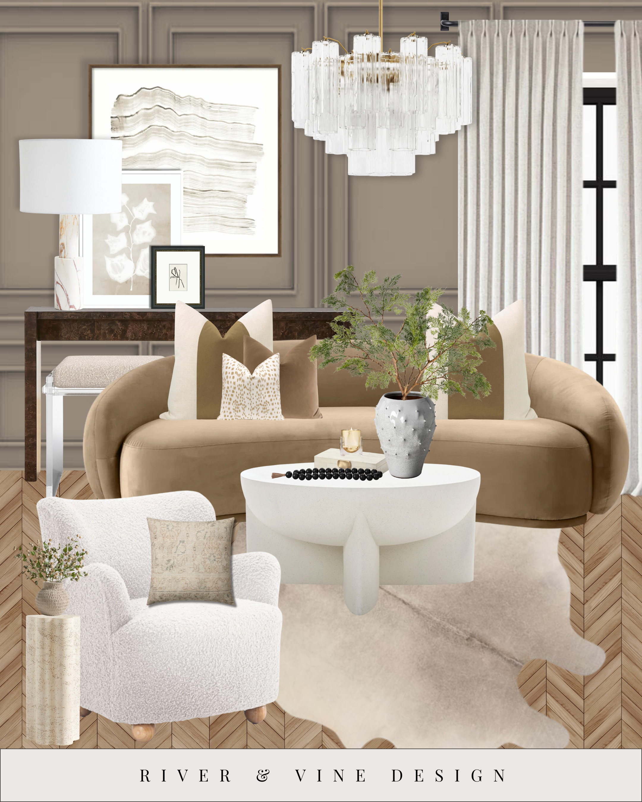 TV consoles that don’t look like TV consoles.
If your living room feels unfinished, it’s usually because the media wall isn’t anchored.

Here’s what I look for when sourcing consoles:

Closed storage → hides remotes + visual clutter

Clean lines → contemporary without being trendy

Textured or rounded details → adds interest without “competing” with the TV

Any one of these pieces will make your living room feel intentional — even if you change nothing else.

Tap to shop the exact consoles. 

 #LTKHoliday #LTKSeasonal #LTKHome