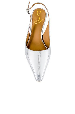 Sam Edelman Bianka Sling Back Heel in Soft Silver from Revolve.com | Revolve Clothing (Global)