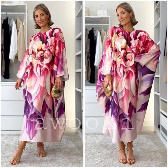 H&M Modest Ramadan Collection Satin Kaftan Dress | Poshmark