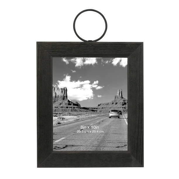 Better Homes & Gardens 8x10 Wooden Hanging Frame with Metal Ring | Walmart (US)