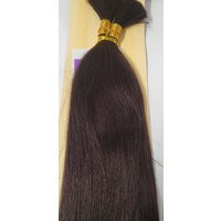 100% Premium New Yaki Human Hair Bulk Tangle-Free; Straight; For Braiding; Women | Etsy (US)