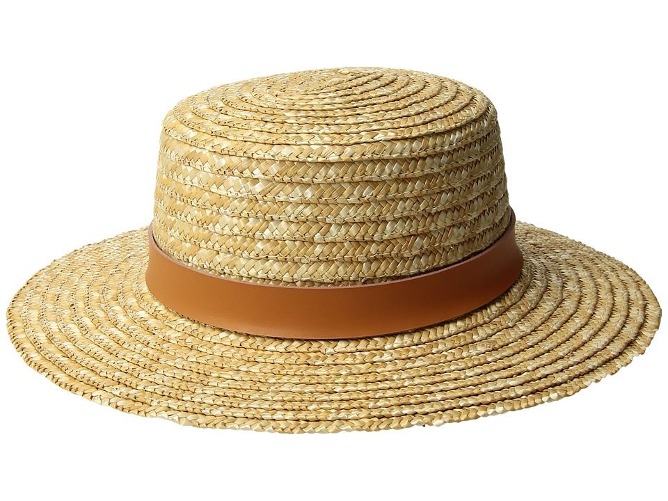 Lack of Color - Spencer Terracotta Straw Boater (Terracotta) Traditional Hats | Zappos