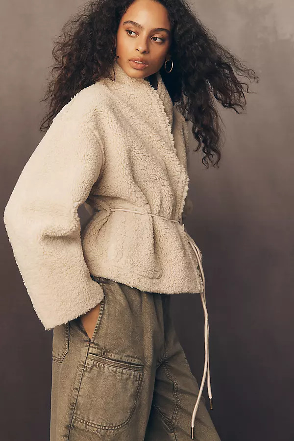 THE GREAT. Reversible Faux Fur Jacket | Anthropologie (US)