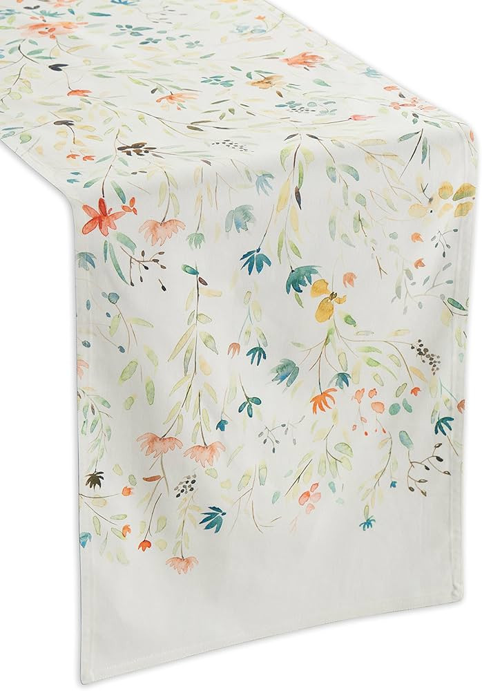 Maison d' Hermine Table Runner 100% Cotton 14.50 Inch x 108 Inch Decorative Runner Easter Table R... | Amazon (US)