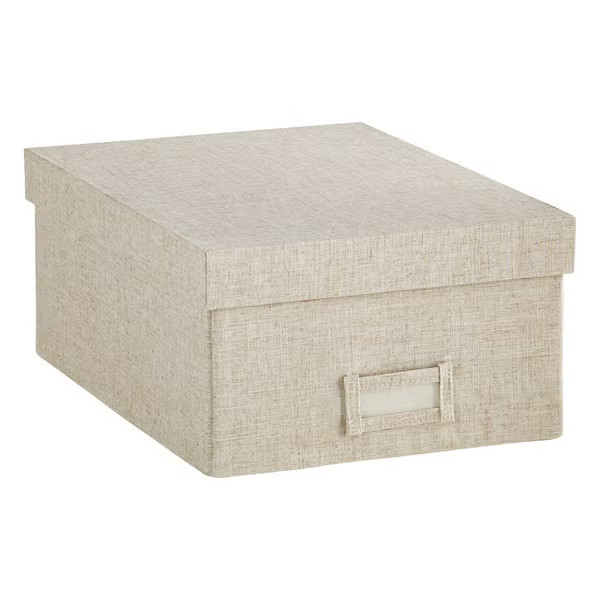 Cambridge Shirt Box Linen | The Container Store