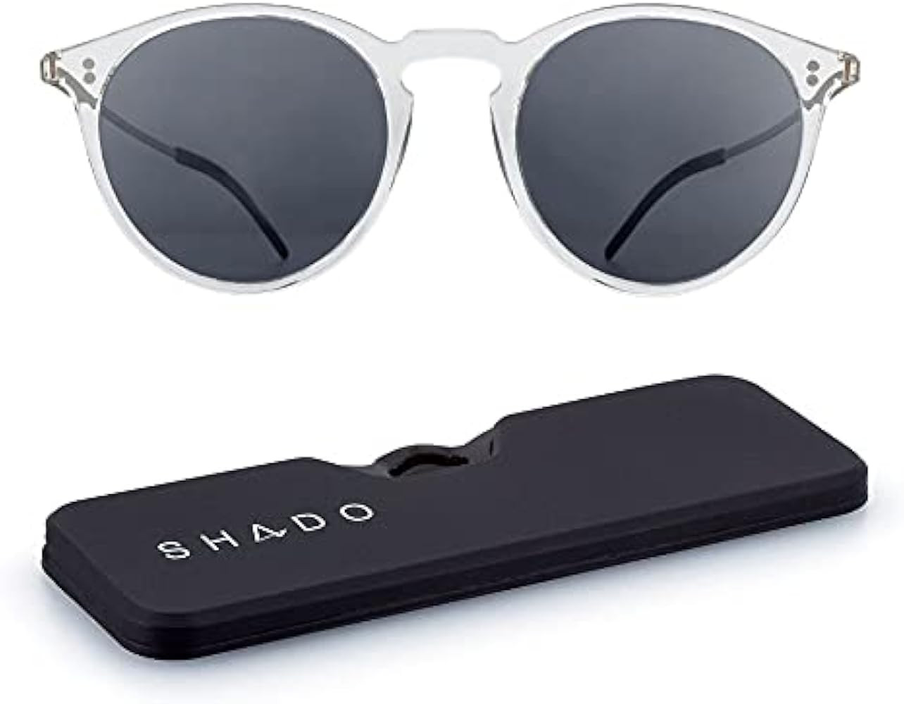ThinOptics Women's Connect Case + Round Sunglasses | Amazon (US)
