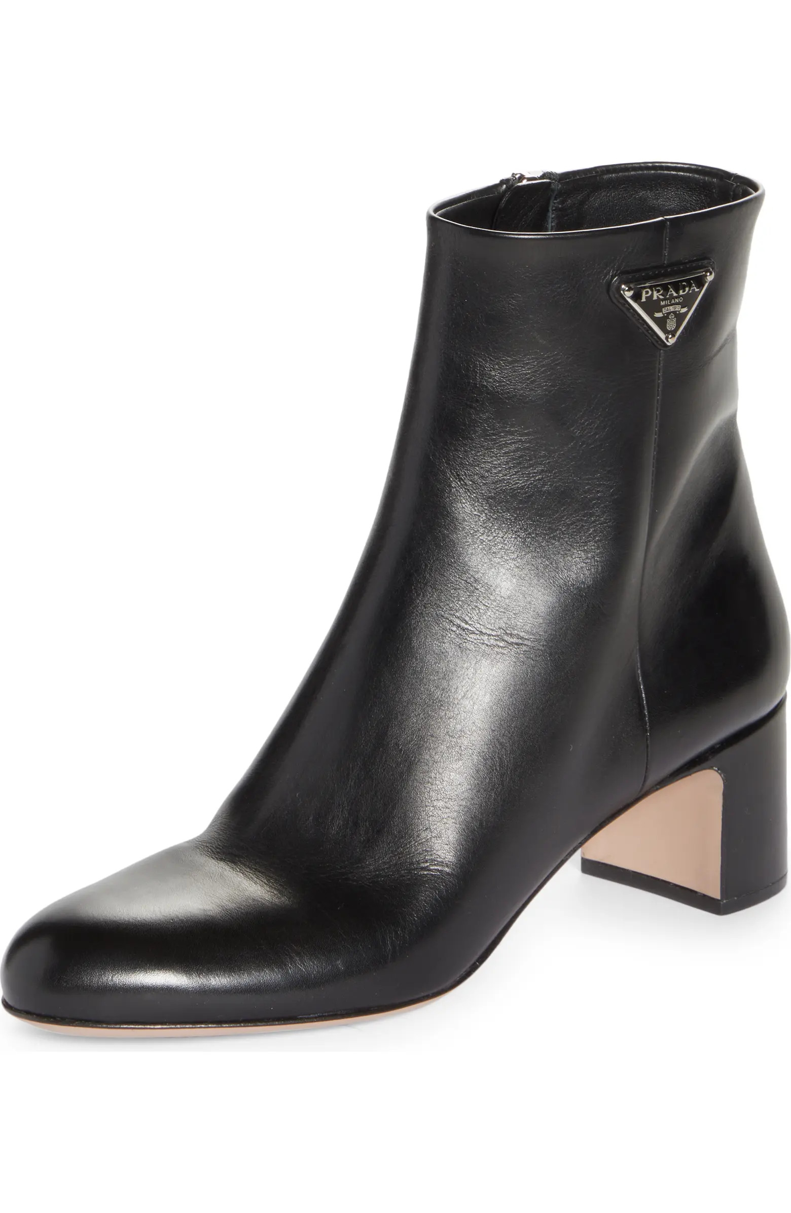 Logo Block Heel Bootie (Women) | Nordstrom