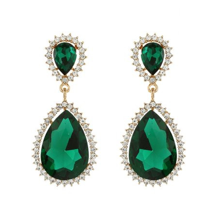 Green Teardrop Halo Clip Ons | Walmart (US)