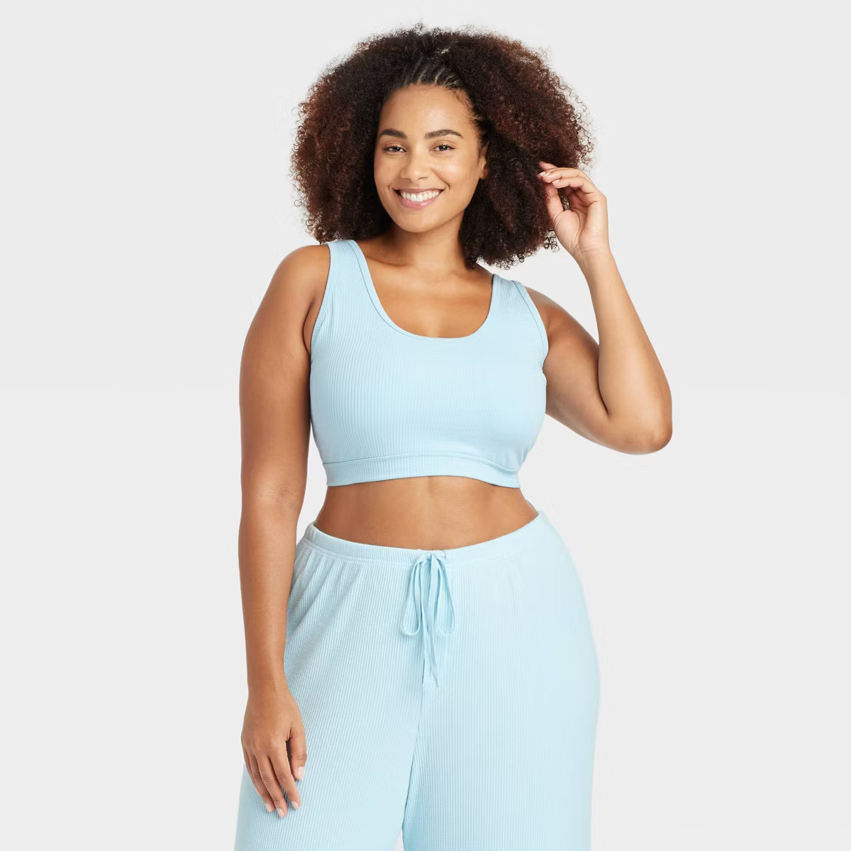 Women's Rib Knit Scoop Bralette - Auden™ | Target
