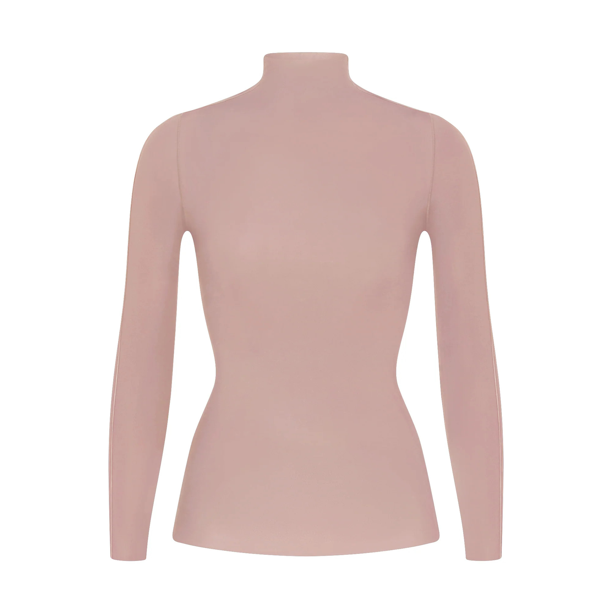 NikeSKIMS WEIGHTLESS LAYERS MOCK NECK LONG SLEEVE TOP | HIMALAYAN | SKIMS | SKIMS (US)