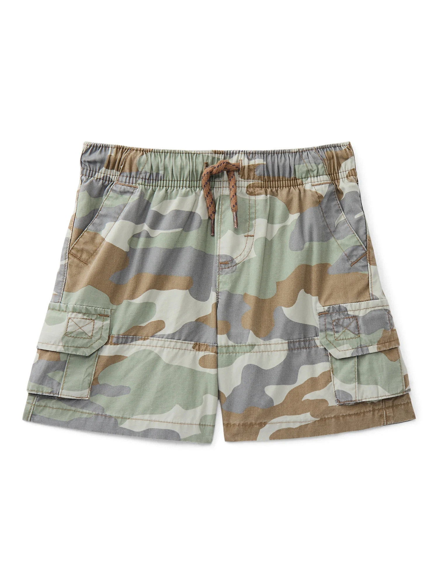 Wonder Nation Boys Soft Cargo Shorts, Sizes XS-XXL & Husky | Walmart (US)