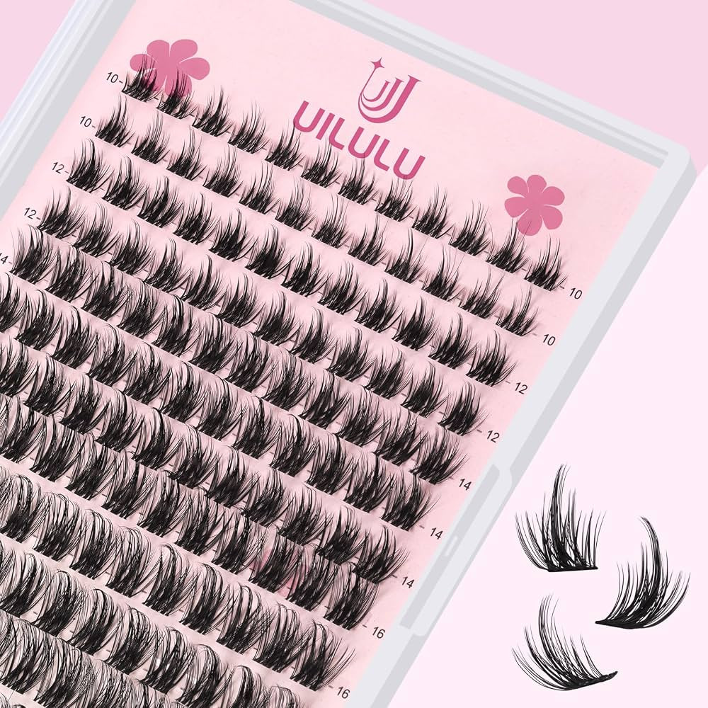 Lash Clusters 10-18mm Natural Lashes Clusters D Curl False Eyelash Clusters DIY Eyelash Extension... | Amazon (US)
