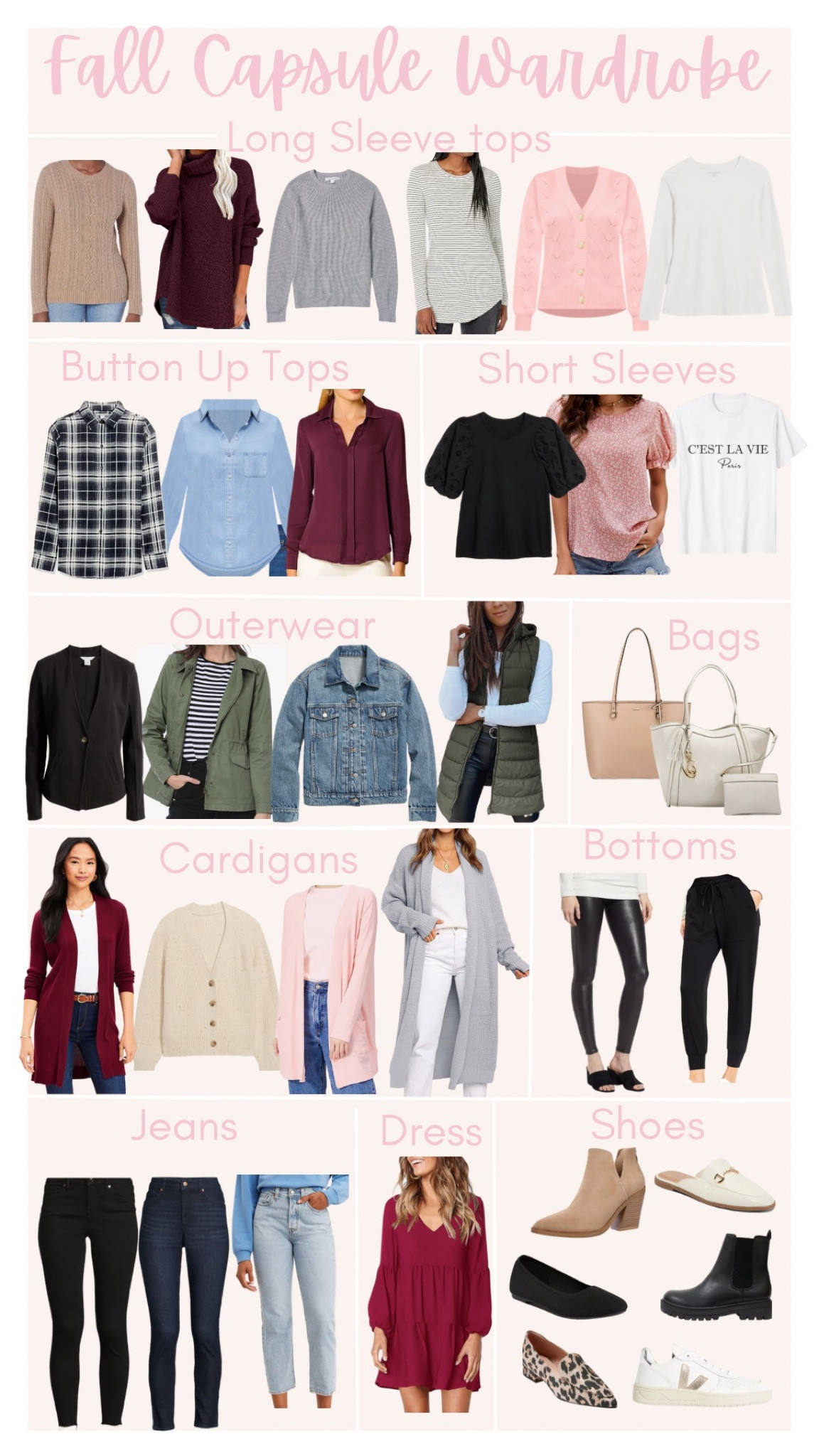 Fall Capsule Wardrobe 

#LTKstyletip #LTKsalealert #LTKSeasonal